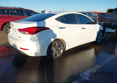 2014 Hyundai Elantra Limited z USA, uszkodzony, nr VIN 5NPDH4AE1EH485741